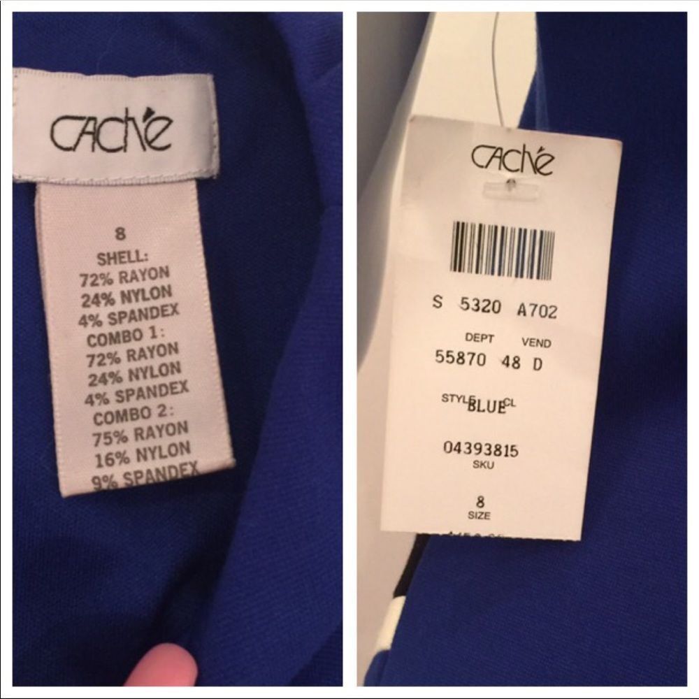 Cache blue elegant dress. - Picture 5 of 8